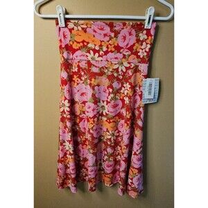 LuLaRoe Women's Azure Fit & Flare Skirt A-Line Elastic Waist Pull On